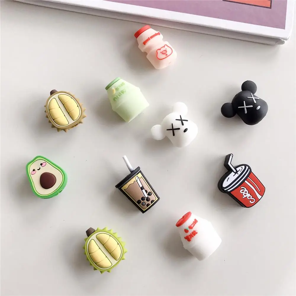 Cute Cartoon Avocado Durian Cola Cable Protector Data Line Cord Protective Case Cable Winder Cover For iPhone USB Charging Cable
Cute Cartoon Avocado Durian Cola Cable Protector Data Line Cord Protective Case Cable Winder Cover For iPhone USB Charging Cable