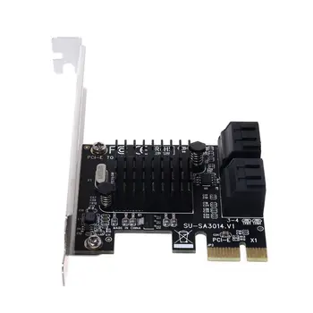 88SE9215 PCIE to SATA Card PCI-E Adapter Express to SATA3.0 Expansion Card 4 Port SATA III 6G SSD HDD IPFS Mining
88SE9215 PCIE to SATA Card PCI-E Adapter Express to SATA3.0 Expansion Card 4 Port SATA III 6G SSD HDD IPFS Mining