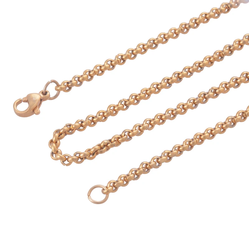 3.0mm(width) Gold Color Mens And Womens Stainless Steel Rolo Necklace Chain Tiny Necklace Chain Various Length
3.0mm(width) Gold Color Mens And Womens Stainless Steel Rolo Necklace Chain Tiny Necklace Chain Various Length