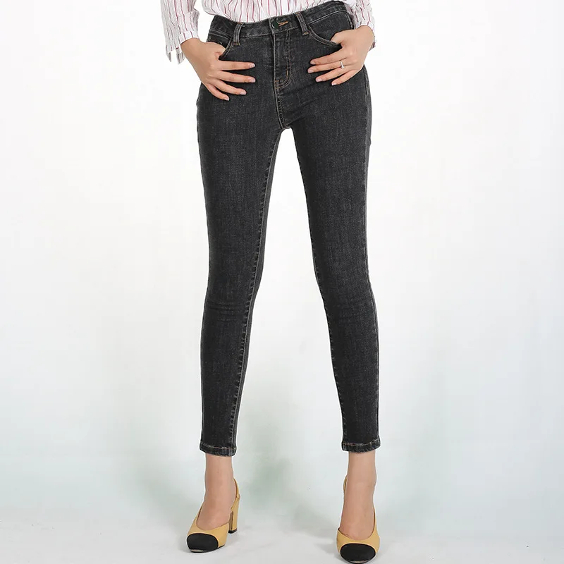 2019 spring and summer women's European and American high-end new slim super high elastic ladies jeans distressed jeans
2019 spring and summer women's European and American high-end new slim super high elastic ladies jeans distressed jeans