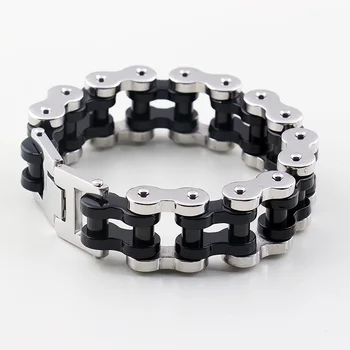 bracelet eminem custom jewelry 22mm Huge Heavy Men's Silver & Black Motorcycle Chain Bracelet Biker Jewelry 316L Stainless Steel
bracelet eminem custom jewelry 22mm Huge Heavy Men's Silver & Black Motorcycle Chain Bracelet Biker Jewelry 316L Stainless Steel