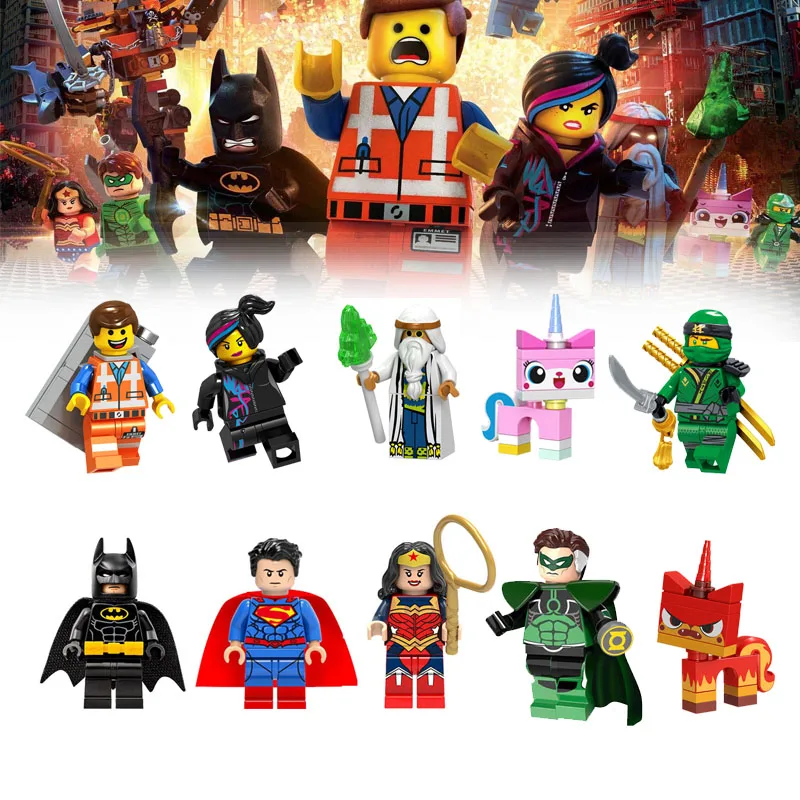 5PCS/Lot Legoings Movie 2 Action Figures Emmet Wyldstyle Vitruvius Unikitty Bricks Legoe Minifigured Building Block Kids Toys
5PCS/Lot Legoings Movie 2 Action Figures Emmet Wyldstyle Vitruvius Unikitty Bricks Legoe Minifigured Building Block Kids Toys