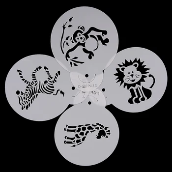 4 Pcs Animals Cookie Stencil Cupcake Stencil For Cake Decorating Sugarcraft Fondant Mold Cake Decorating Tools Coffee Stencil
4 Pcs Animals Cookie Stencil Cupcake Stencil For Cake Decorating Sugarcraft Fondant Mold Cake Decorating Tools Coffee Stencil