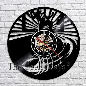 Rugby America Football Player Vinyl Wall Clock Modern Design 3D Decor Time Clock Unique Gift Idea For Football Lover
Rugby America Football Player Vinyl Wall Clock Modern Design 3D Decor Time Clock Unique Gift Idea For Football Lover