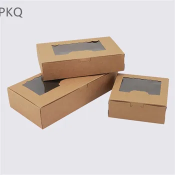50pcs 350g Kraft Paper Cardboard Box For Biscuit Candy Cupcake Baking Gift Box 13.5*13.5*5cm/21.5*13.5*5cm /27*13.5*6cm
50pcs 350g Kraft Paper Cardboard Box For Biscuit Candy Cupcake Baking Gift Box 13.5*13.5*5cm/21.5*13.5*5cm /27*13.5*6cm