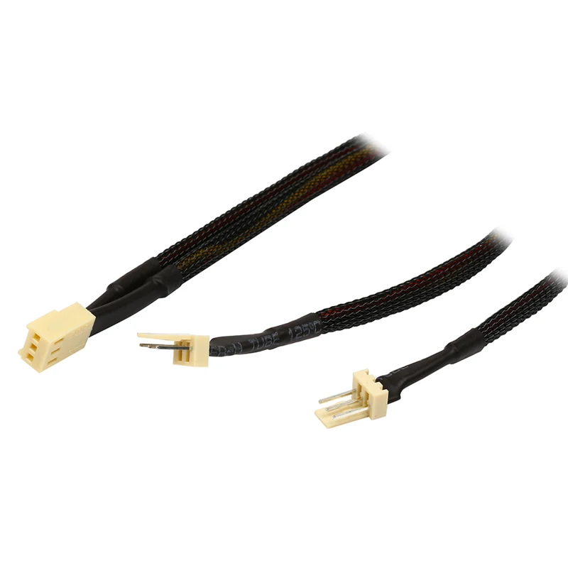 Black Net Jacket Sleeved 12 inch 1 to 2 Molex TX3 3 Pin Case Cooling Fan Splitter Hub Power Adapter Cable Cord ,ATX PSU 12V/5V
Black Net Jacket Sleeved 12 inch 1 to 2 Molex TX3 3 Pin Case Cooling Fan Splitter Hub Power Adapter Cable Cord ,ATX PSU 12V/5V
