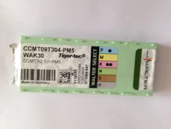 WALTER 10PCS CARBIDE INSERT CCMT09T304-PM5 WAK30