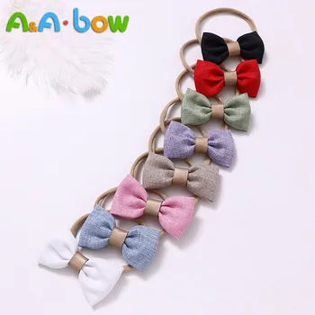 8Pcs Handmade Nylon Headband With Cotton and linen Bow For cute Baby Girls Hair Accessories High Quality Headwear
8Pcs Handmade Nylon Headband With Cotton and linen Bow For cute Baby Girls Hair Accessories High Quality Headwear