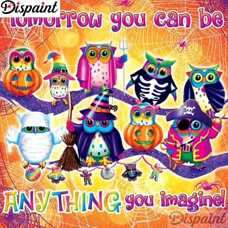 Dispaint Full Square/Round Drill 5D DIY Diamond Painting "Cartoon owl" Embroidery Cross Stitch 3D Home Decor A12665
Dispaint Full Square/Round Drill 5D DIY Diamond Painting "Cartoon owl" Embroidery Cross Stitch 3D Home Decor A12665