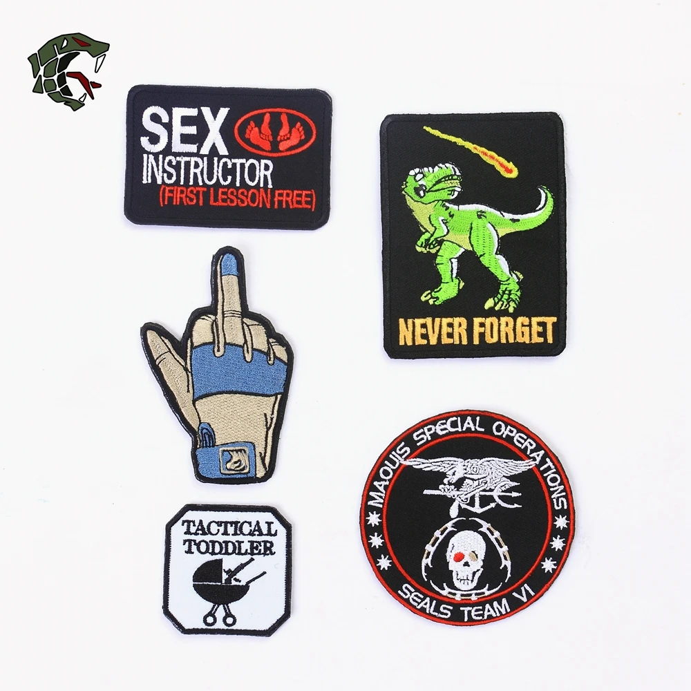 TSNK Military Enthusiasts Embroidery Patch Army Tactical Boost Morale Badge "SEAL TEAM /GLOVE/Baby Cart"Armlet
TSNK Military Enthusiasts Embroidery Patch Army Tactical Boost Morale Badge "SEAL TEAM /GLOVE/Baby Cart"Armlet
