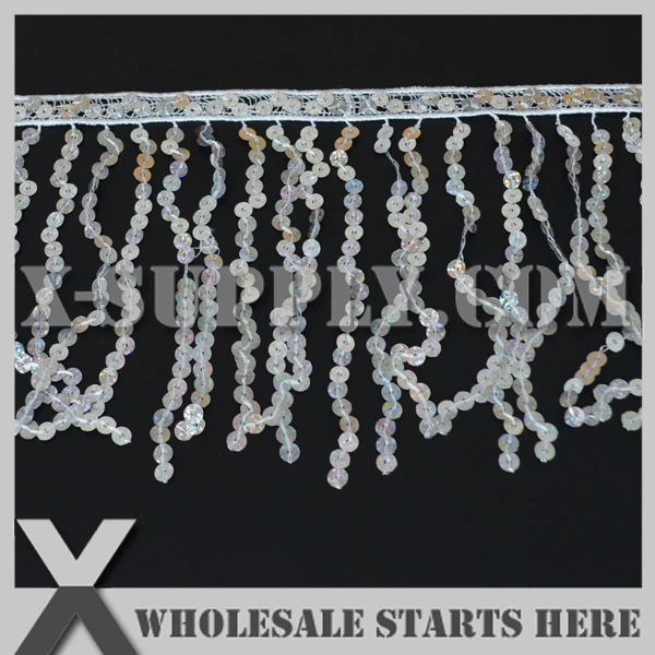 15cm Length Sequin Tassel Fringe Trimming,Silver Laser Color for Skirt,Belly Dance,Stage Performance,X150820
15cm Length Sequin Tassel Fringe Trimming,Silver Laser Color for Skirt,Belly Dance,Stage Performance,X150820