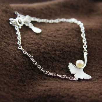 high quality Korean style fashion temperament cute drawing pearl ginkgo bracelet 925 sterling silver handmade women jewelry
high quality Korean style fashion temperament cute drawing pearl ginkgo bracelet 925 sterling silver handmade women jewelry