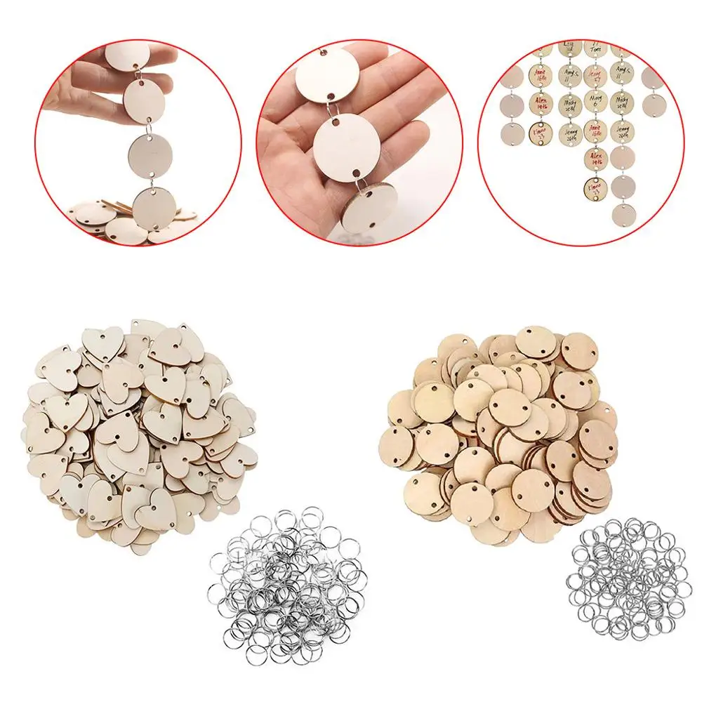50pcs Wooden Slices with Holes DIY Family Birthday Calendar Manual calendar listing record wood piece home decoration pendant
50pcs Wooden Slices with Holes DIY Family Birthday Calendar Manual calendar listing record wood piece home decoration pendant
