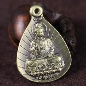 China's feng shui brass Guanyin bodhisattva buddha statue-Family decoration, bring good luck metal handicraft Necklace pendant
China's feng shui brass Guanyin bodhisattva buddha statue-Family decoration, bring good luck metal handicraft Necklace pendant