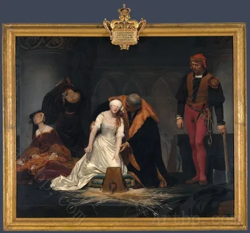 Paul Delaroche The Execution of Lady Jane Grey Classical background free shipping art decoration reproduction print on canvas
Paul Delaroche The Execution of Lady Jane Grey Classical background free shipping art decoration reproduction print on canvas