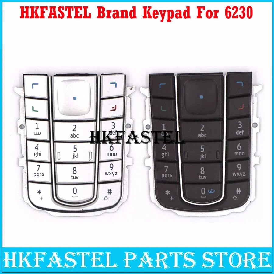 Новая клавиатура для сотового телефона HKFASTEL Nokia 6230 мобильный телефон корпус с
