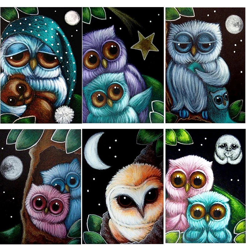 5D DIY full diamond inlaid embroidery pattern owl craft gift party / round diamond cross stitch animal ornaments home decoration
5D DIY full diamond inlaid embroidery pattern owl craft gift party / round diamond cross stitch animal ornaments home decoration