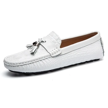 GOXPACER Spring Autumn New Men Shoes Soft Sole Men Flats Real Leather Shoes Fashion Comfortable Lazy Single Driving 2018 British
GOXPACER Spring Autumn New Men Shoes Soft Sole Men Flats Real Leather Shoes Fashion Comfortable Lazy Single Driving 2018 British