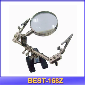 Register free shipping ! Third Hand Soldering Iron Stand Helping Clamp Vise Clip Tool Magnifying Glass BEST-168Z
Register free shipping ! Third Hand Soldering Iron Stand Helping Clamp Vise Clip Tool Magnifying Glass BEST-168Z