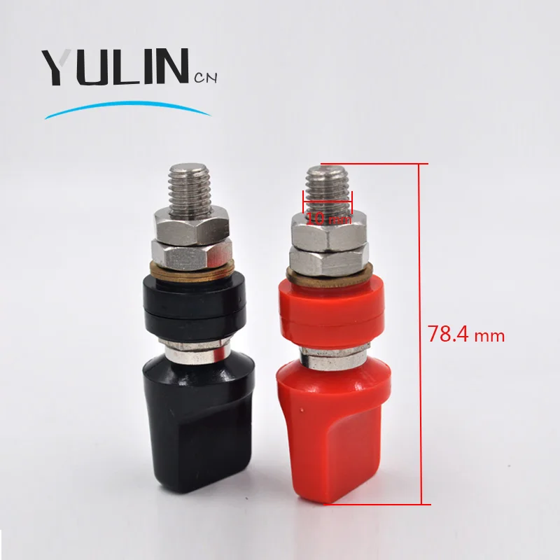 10mm 100A binding post terminal connector binding post for inverter Power supply output with 4mm banana socket
10mm 100A binding post terminal connector binding post for inverter Power supply output with 4mm banana socket