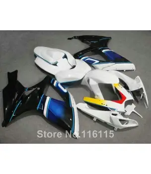 Injection mold custom fairing kit for SUZUKI GSXR 600 750 K6 K7 2006 2007 blue white black GSX-R600 GSX-R750 fairings set 06 07
Injection mold custom fairing kit for SUZUKI GSXR 600 750 K6 K7 2006 2007 blue white black GSX-R600 GSX-R750 fairings set 06 07