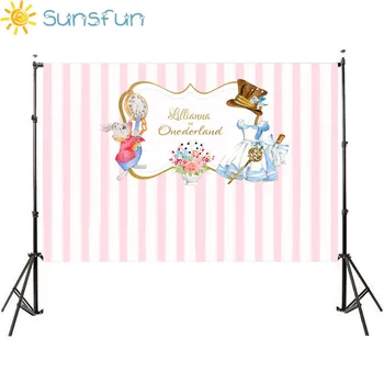 Sunsfun 7x5ft Vinyl 7x5ft Alice Wonderland Rabit Flowers Fairy Tale Child Party Pink and White Stripes Backdground 220x150cm
Sunsfun 7x5ft Vinyl 7x5ft Alice Wonderland Rabit Flowers Fairy Tale Child Party Pink and White Stripes Backdground 220x150cm