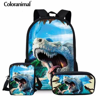 Coloranimal Dinosaur Man Backpack 3pcs Set Orthopedic Schoolbag for Boy Dinosaur World Print 16 Inch Popular Mochila Satchel Man
Coloranimal Dinosaur Man Backpack 3pcs Set Orthopedic Schoolbag for Boy Dinosaur World Print 16 Inch Popular Mochila Satchel Man