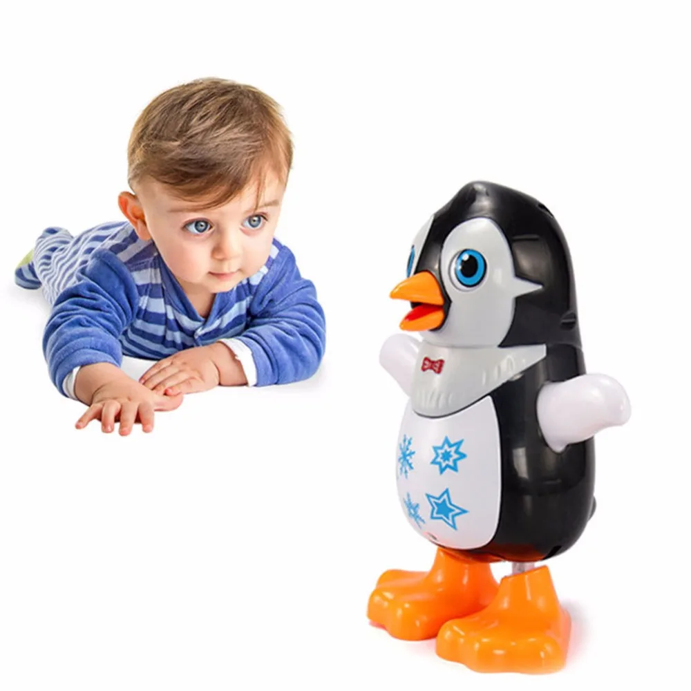 Electric Flashing LED Light sound dance Penguin model toys swing animal Kids Children Developmental Music Toy baby best gift
Electric Flashing LED Light sound dance Penguin model toys swing animal Kids Children Developmental Music Toy baby best gift