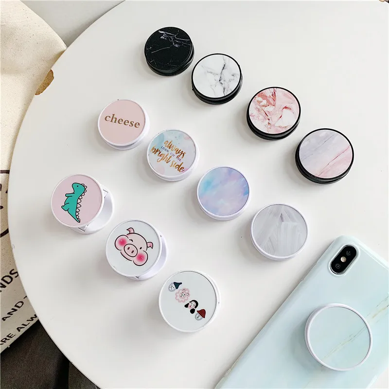 

Cute Cartoon Folding stand For Mobile phone Holder for iPhone X 8 7 6 Plus IPAD for Samsung For Huawei Phone Case Grip Kichstand
