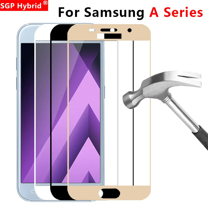 Защитное стекло для samsung a5 2017 a 5 Закаленное galaxy a7 2018 a6 plus a3 a8 2016 защита экрана 6 7 8 5a