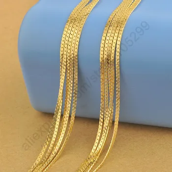 5PCS 18-28 Inches Yellow Gold Filled Necklaces Chain 1.8MM For Pendant With Lobster Clasps Wholesale Lots New
5PCS 18-28 Inches Yellow Gold Filled Necklaces Chain 1.8MM For Pendant With Lobster Clasps Wholesale Lots New