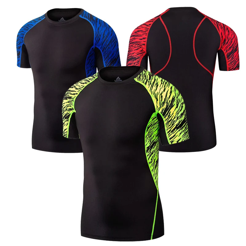 2019 Fitness Shirt Homme Running Men Quick Dry compression T-Shirts Running Dry Fit Tee Sport leggings fitness Gym T Shirts
2019 Fitness Shirt Homme Running Men Quick Dry compression T-Shirts Running Dry Fit Tee Sport leggings fitness Gym T Shirts