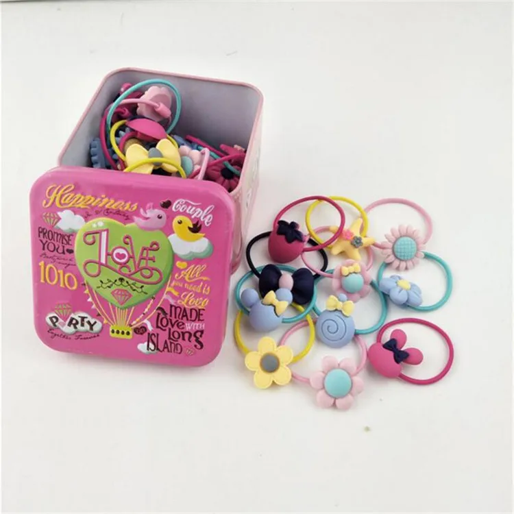 20 sztuk/partia dziewczyny akcesoria do włosów dla dzieci zestaw podarunkowy łuk elastyczne gumki do włosów kwiat pałąk Hairband Floral Hairbands dla dzieci -