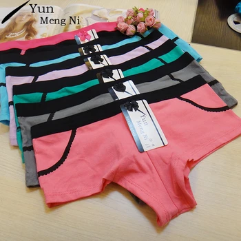 Yun Meng Ni 3 Pieces/Lot Sexy Women Underpants Plus Size Cotton Women Boy Shorts Panties Underwear Boxer Boyshorts Bragas 86-3
Yun Meng Ni 3 Pieces/Lot Sexy Women Underpants Plus Size Cotton Women Boy Shorts Panties Underwear Boxer Boyshorts Bragas 86-3