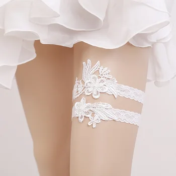 White Lace Embroidery Floral Beading Sexy Wedding Garters 2pcs set for Women Bride Accessories Thigh Ring Bridal Leg Garter 5418
White Lace Embroidery Floral Beading Sexy Wedding Garters 2pcs set for Women Bride Accessories Thigh Ring Bridal Leg Garter 5418