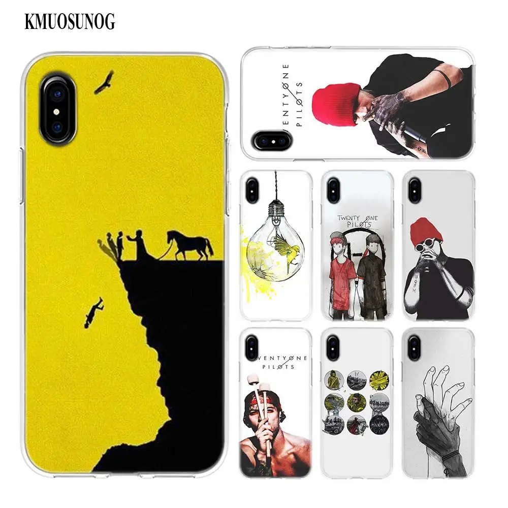 Transparent Soft Silicone Phone Case Band Twenty One Pilots Art style for iPhone XS X XR Max 8 7 6 6S Plus 5 5S SE
Transparent Soft Silicone Phone Case Band Twenty One Pilots Art style for iPhone XS X XR Max 8 7 6 6S Plus 5 5S SE