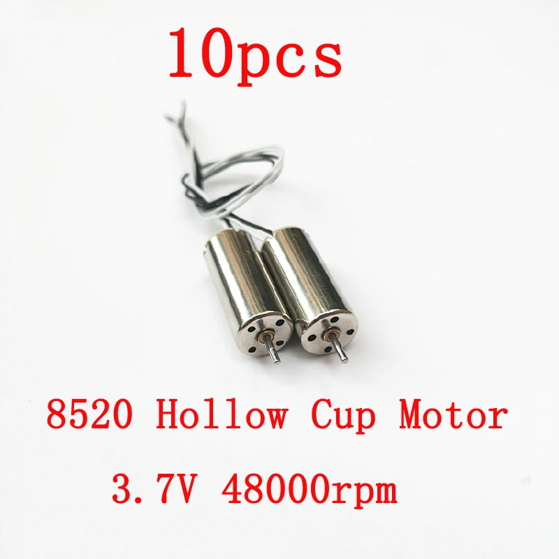 10pcs New Arrival 8520 Hollow Cup Motor 3.7V 48000rpm Engine for RC Model Aircraft Remote Control Drone Quadcopter Drive | Игрушки и