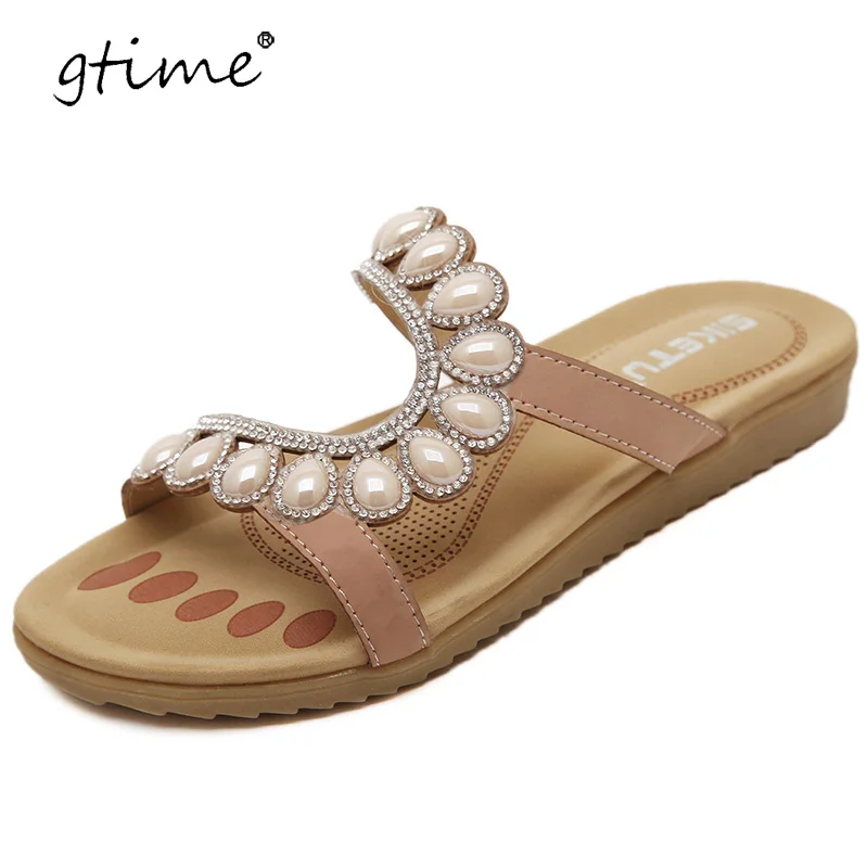 Gtime 2017 Women Sandals Rhinestone Women Summer Leisure Sandals Apricot &Blue Slip On Flip FLops Shoes Woman Size 35~41 #ZWS158 
Gtime 2017 Women Sandals Rhinestone Women Summer Leisure Sandals Apricot &Blue Slip On Flip FLops Shoes Woman Size 35~41 #ZWS158