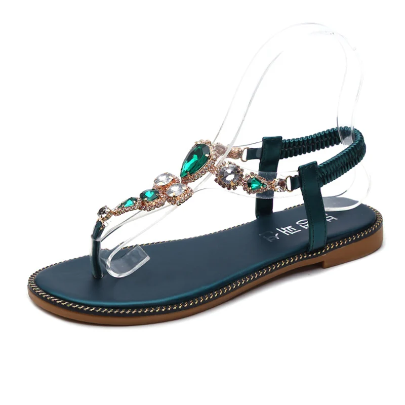 Women Shoes Women Gladiator Sandals Bohemia Beaded Slipper Flat Sandals Women Summer Shoes Flip Flops Jelly Sandales Femme 2019
Women Shoes Women Gladiator Sandals Bohemia Beaded Slipper Flat Sandals Women Summer Shoes Flip Flops Jelly Sandales Femme 2019