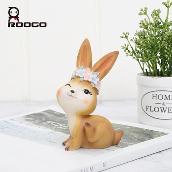 Roogo Resin Baby Rabbits Miniature Figurines Animal Home Decor Accessory Creative Toy Gift for Kids Cute Ornaments Home
Roogo Resin Baby Rabbits Miniature Figurines Animal Home Decor Accessory Creative Toy Gift for Kids Cute Ornaments Home