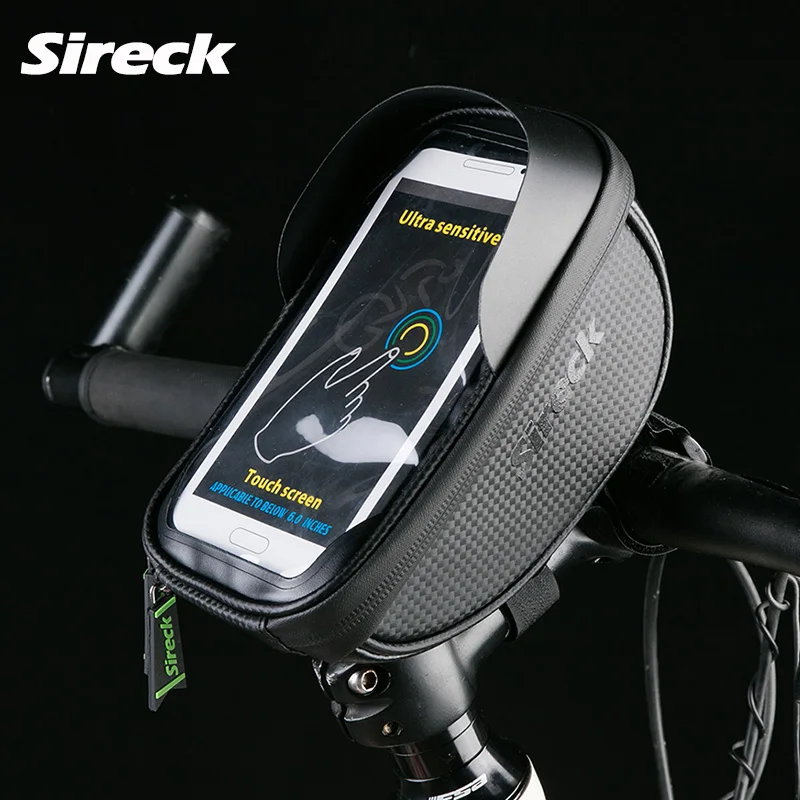 Sireck MTB велосипедная Сумка водонепроницаемая сумка черная 6 ''чехол для