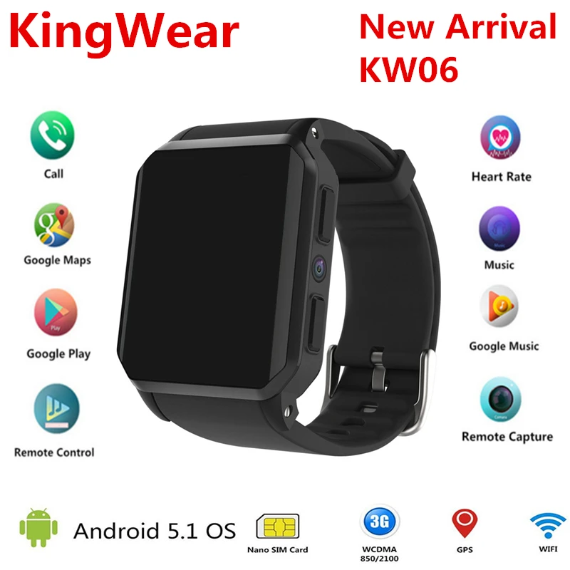 BEST KW06 Smart Watch 1.54 Inch MTK6580 Quad Core 1.3GHZ Android 5.1 3G Smart Watch 460mAh 0.3 Mega Pixel Heart Rate Monitor
BEST KW06 Smart Watch 1.54 Inch MTK6580 Quad Core 1.3GHZ Android 5.1 3G Smart Watch 460mAh 0.3 Mega Pixel Heart Rate Monitor