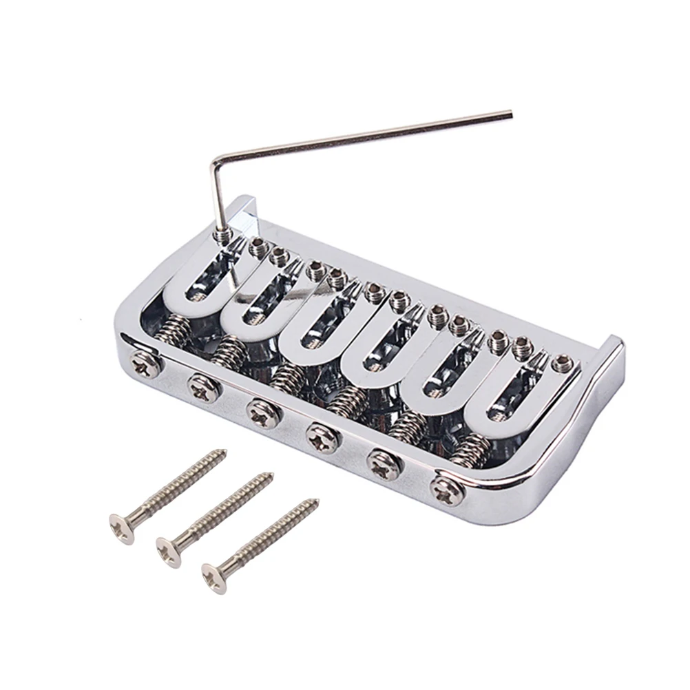 1 Set Guitar Plate 6 Strings Steel Durable Premium Fixed Guitar Saddle for Electric Guitar Accessories Parts
1 Set Guitar Plate 6 Strings Steel Durable Premium Fixed Guitar Saddle for Electric Guitar Accessories Parts