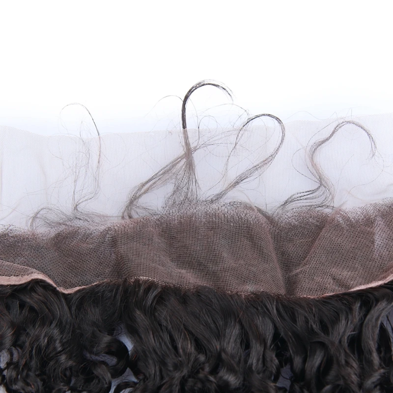 Hot Beauty Hair Frontal Super Double Drawn Small Kinky Curl 413 Lace Frontal Free Part Brazilian Remy Hair Frontal (5)
