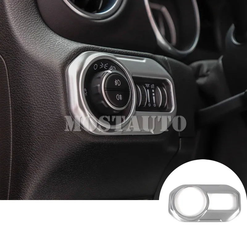 For Jeep Wrangler JL Inner Headlight Switch Button Trim Cover 2018-2019 1pcs Silver/Black/Red
For Jeep Wrangler JL Inner Headlight Switch Button Trim Cover 2018-2019 1pcs Silver/Black/Red
