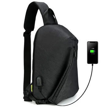 Waterproof Mens Sling Bag with USB Charging Port Chest Shoulder Cross-Body Bags,Multipurpose Daypack Tablet Rucksack
Waterproof Mens Sling Bag with USB Charging Port Chest Shoulder Cross-Body Bags,Multipurpose Daypack Tablet Rucksack