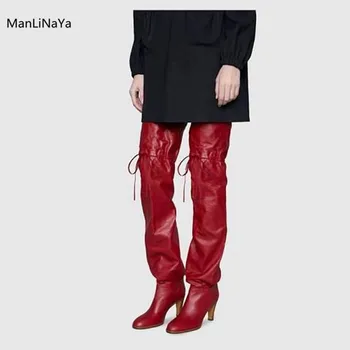 Wood Square Heel Runway Women Boots Cross-tied Pointed Toe Women Chelsea Boots Brand Design Over-the-Knee Female Winter Boots
Wood Square Heel Runway Women Boots Cross-tied Pointed Toe Women Chelsea Boots Brand Design Over-the-Knee Female Winter Boots