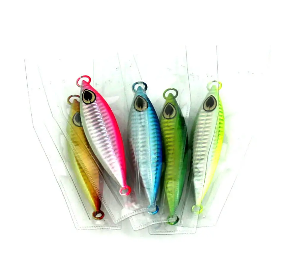 5pcs Micro Jigs Butterfly Metal Jig Luminous Fishing Lure 20g Snapper Slow Lures Crankbait Deep Water Saltwater Freshwater Baits
5pcs Micro Jigs Butterfly Metal Jig Luminous Fishing Lure 20g Snapper Slow Lures Crankbait Deep Water Saltwater Freshwater Baits