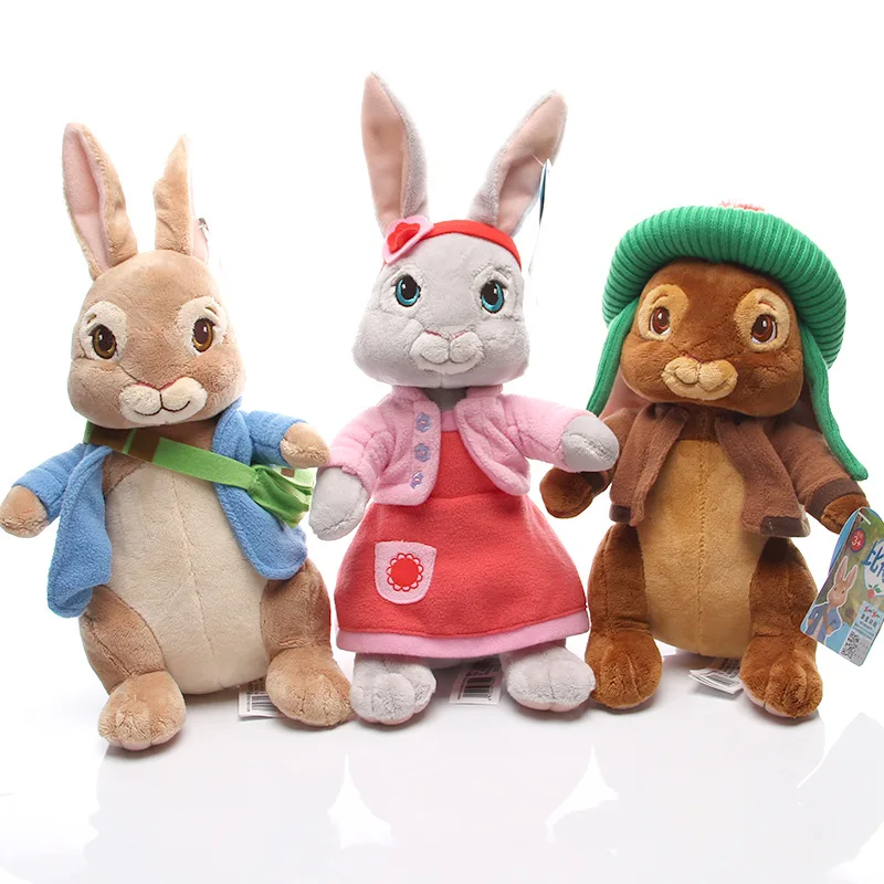 30cm Moive Peter Rabbit Plush Toys Doll Lily Benjamin Peter Bunny Rabbit Plush Soft Stuffed Animals Toys for Children Kids Gifts
30cm Moive Peter Rabbit Plush Toys Doll Lily Benjamin Peter Bunny Rabbit Plush Soft Stuffed Animals Toys for Children Kids Gifts