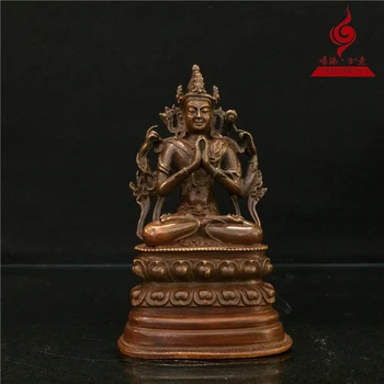 Four-armed Avalokitesvara Bidhisattva12cm copper for repeated engraving of old die of Chinese Buddha statue
Four-armed Avalokitesvara Bidhisattva12cm copper for repeated engraving of old die of Chinese Buddha statue